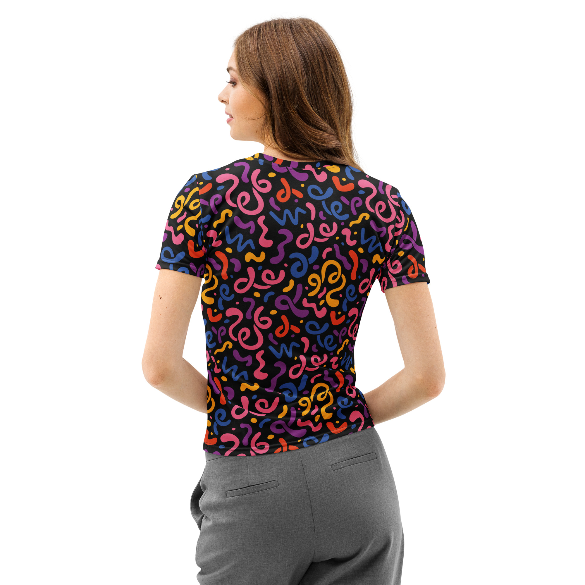Stylish Colorful Women’s Cotton Crew Neck T-Shirt