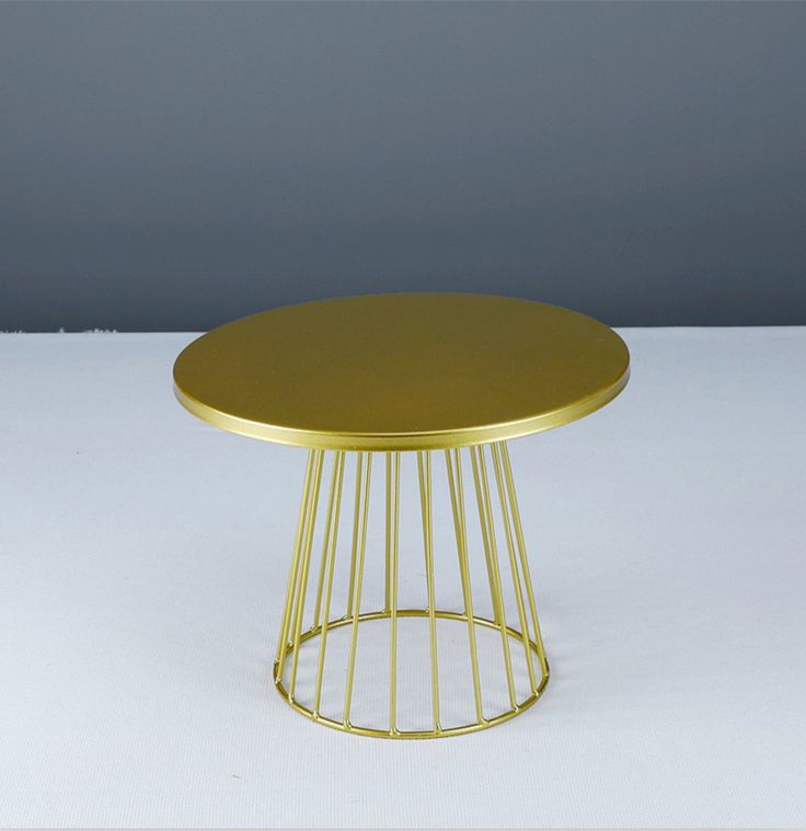 Modern Gold Accent Table