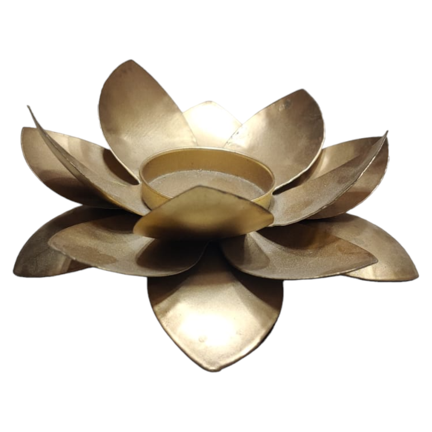 Lotus Metal Tealight Holder