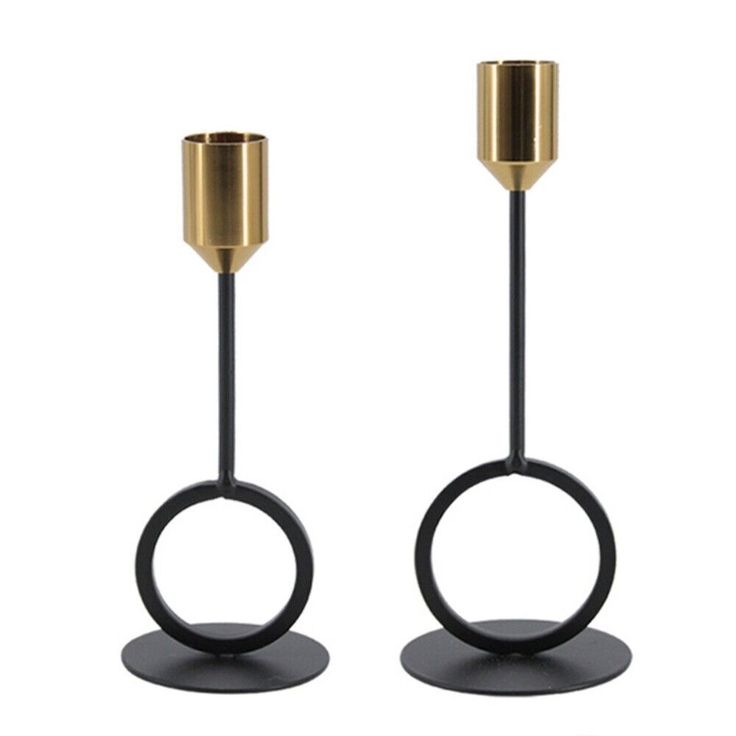 Modern Metal Candle Holders