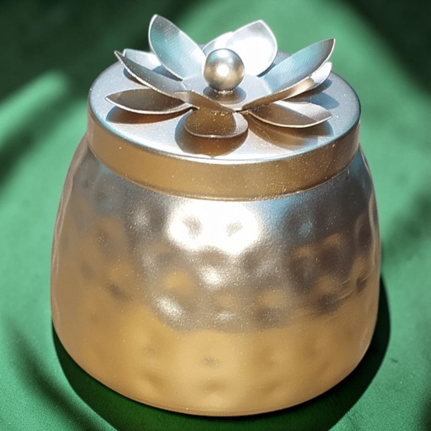 Metallic Decorative Jar