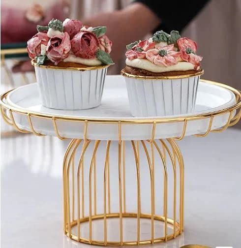 Modern Gold Cake Stand