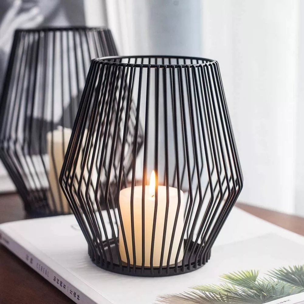Metal Candle Holder Lantern