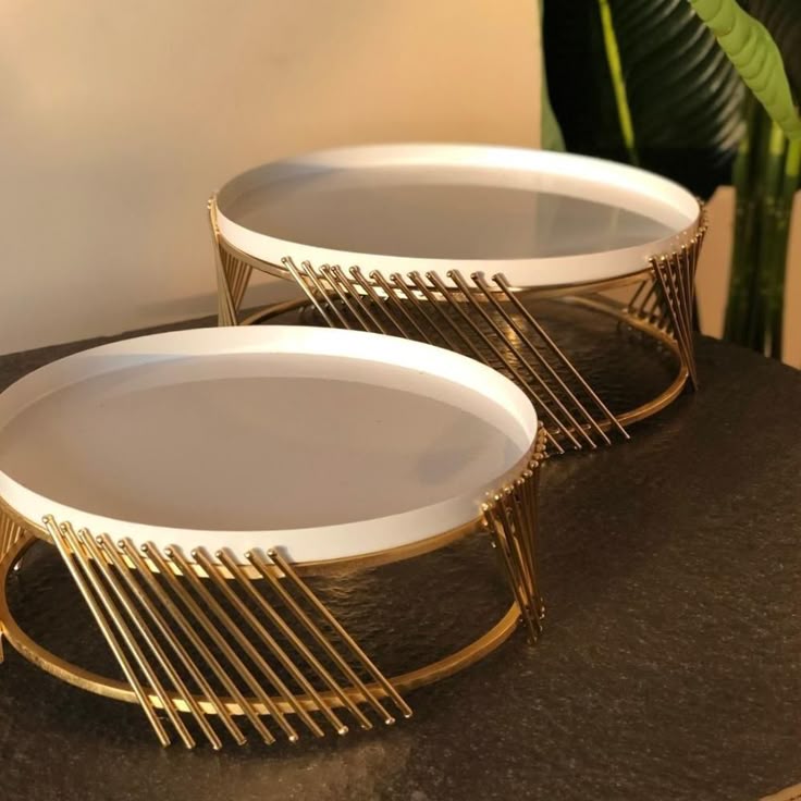 Modern Gold Accent Tables