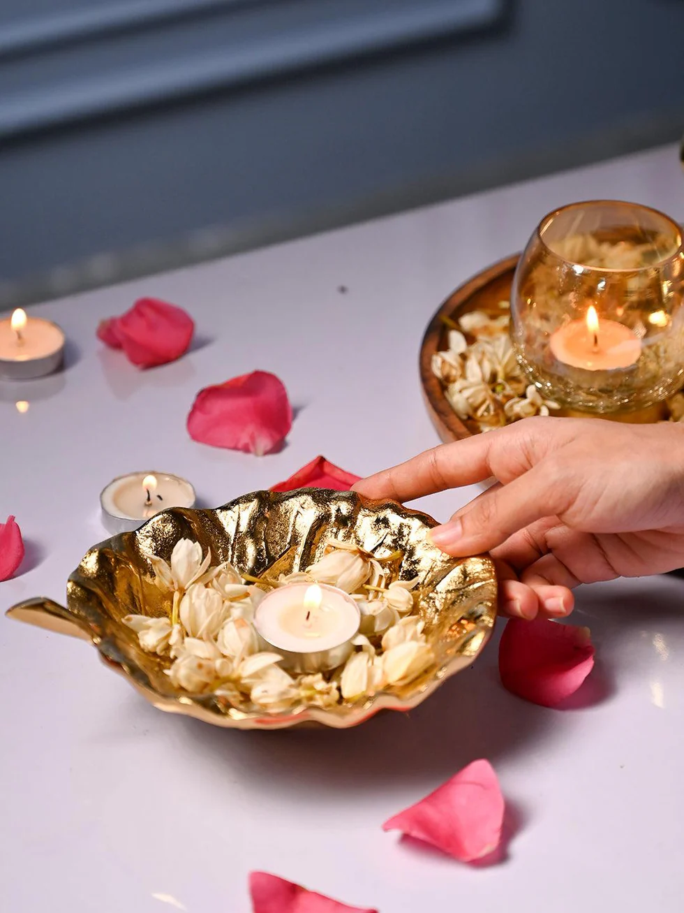 Gold Leaf Decorative Bowl