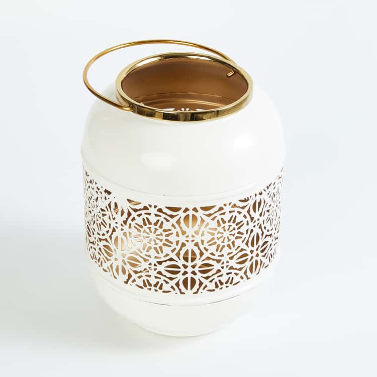 White Metal Decorative Lantern