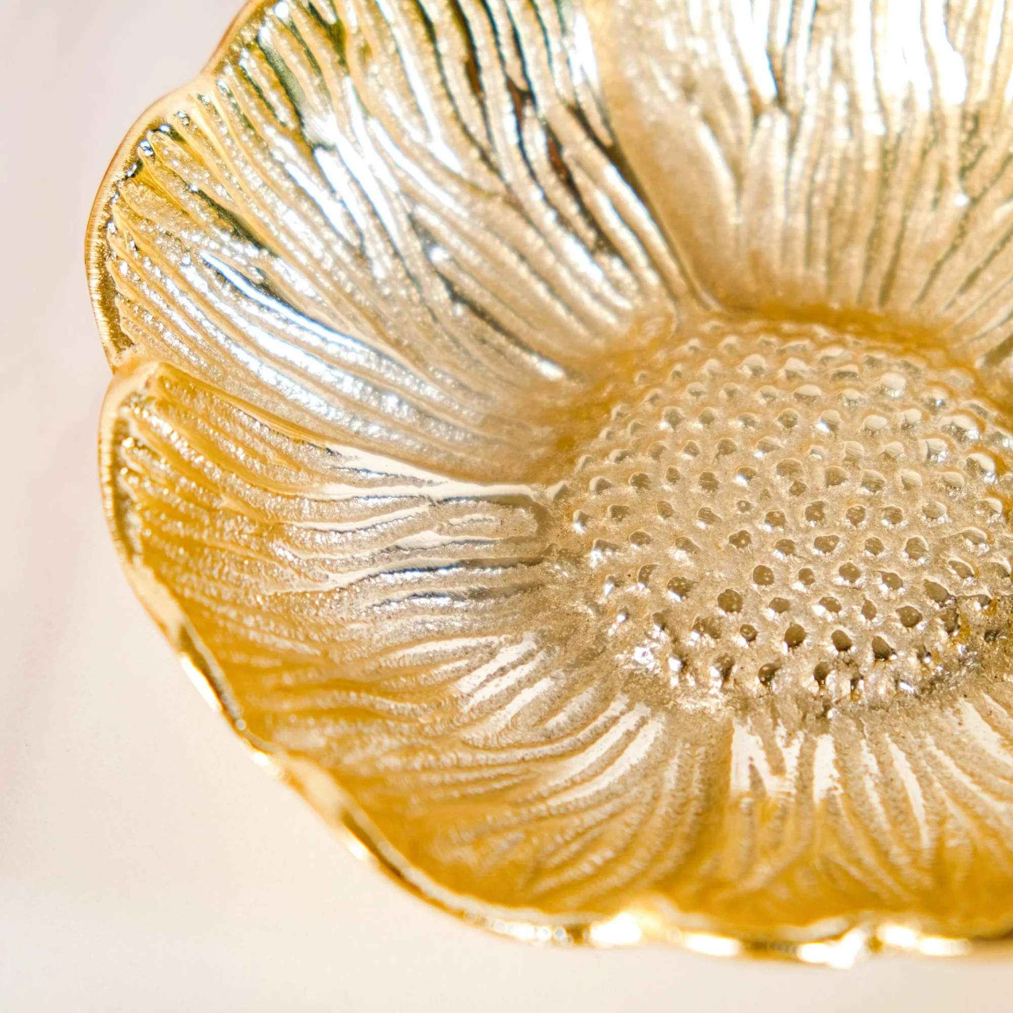 Golden Floral Decorative Bowl Set