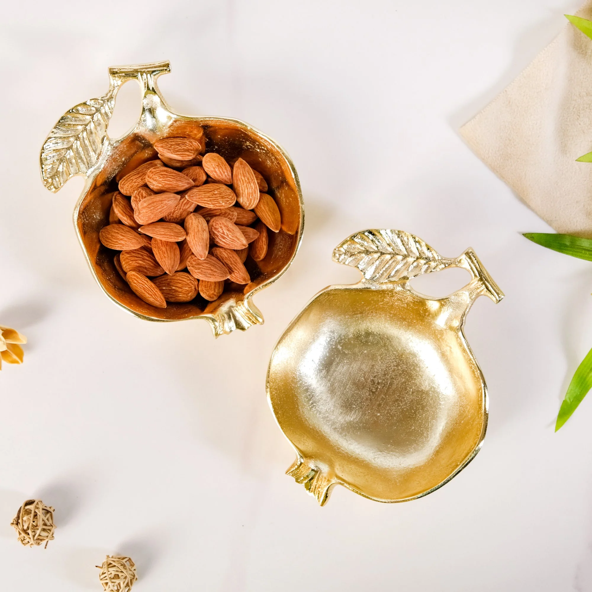 Golden Pomegranate Bowl