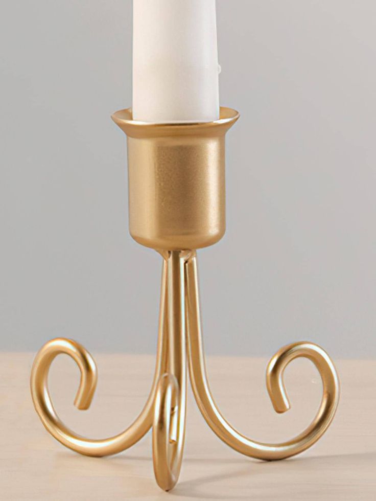 Elegant Metal Candle Holder