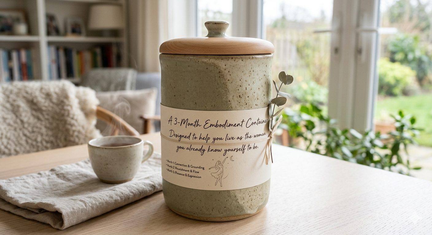 A Full Paymentof a 3-month embodiment container 
