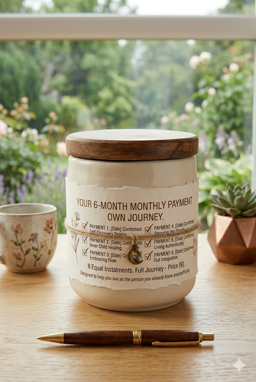 6 monthly Payment for a Embodiment Container