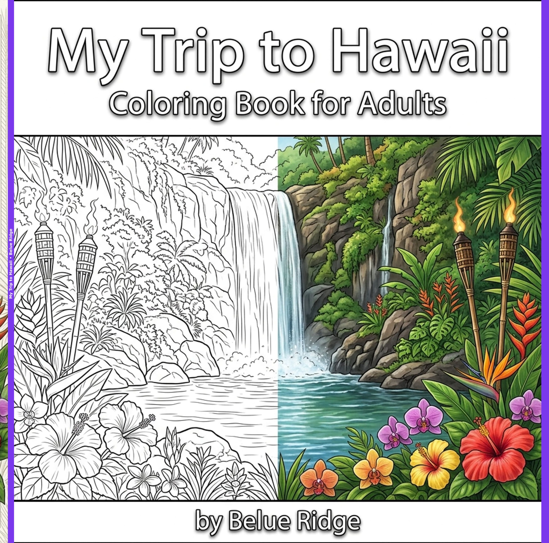 My Trip to Hawaii Coloring Book