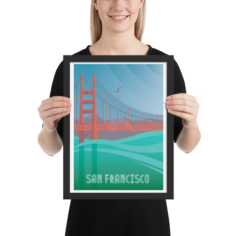 San Francisco Framed Poster