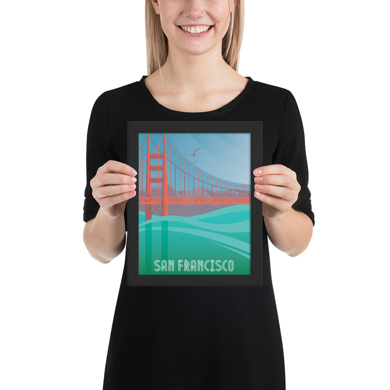 San Francisco Framed Poster