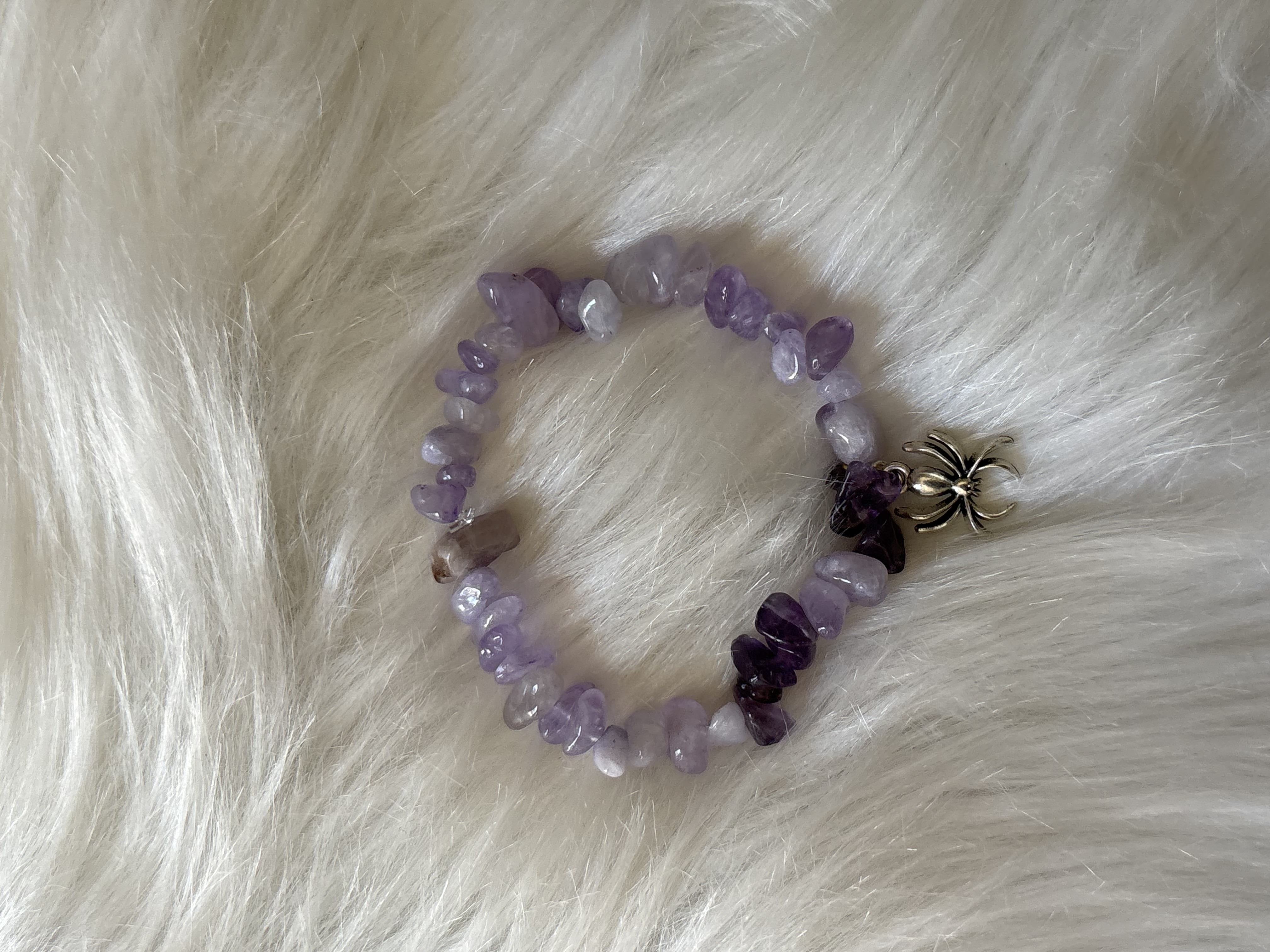 Amethyst Chip Bracelet