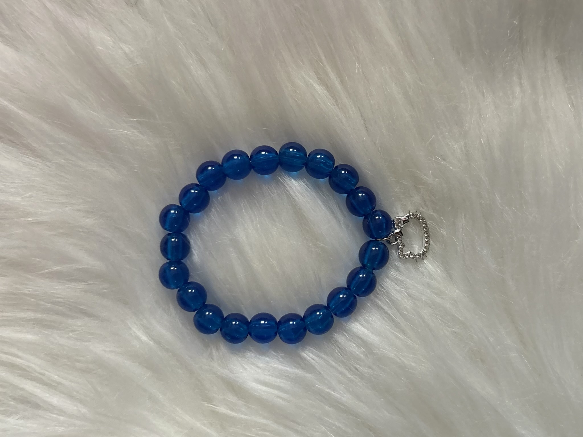 Blue Beaded Bracelet