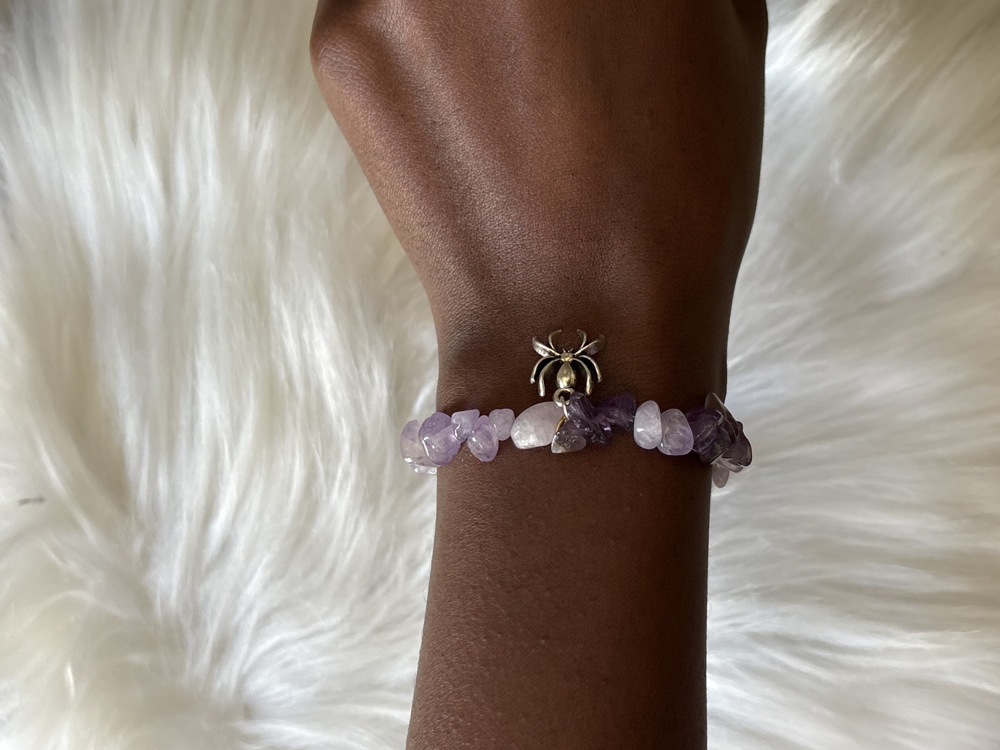 Amethyst Charm Bracelet