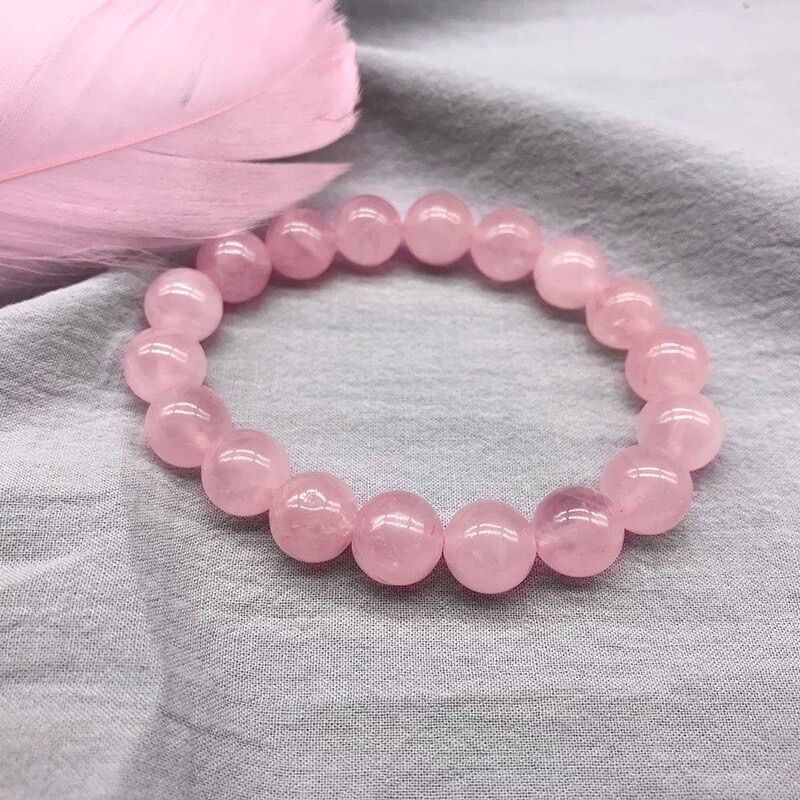 Pink Gemstone Bracelet Set