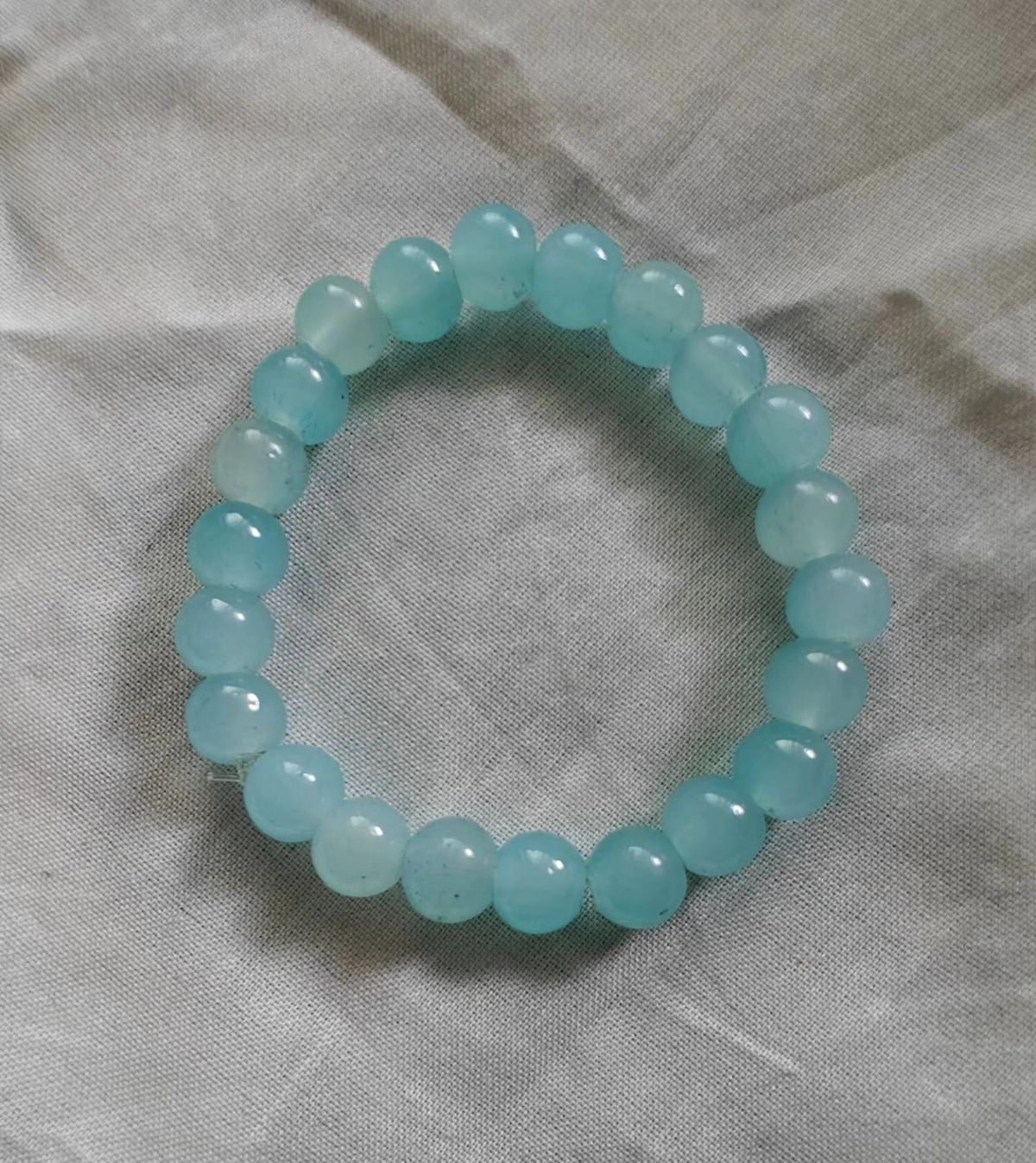 Blue Beaded Bracelet