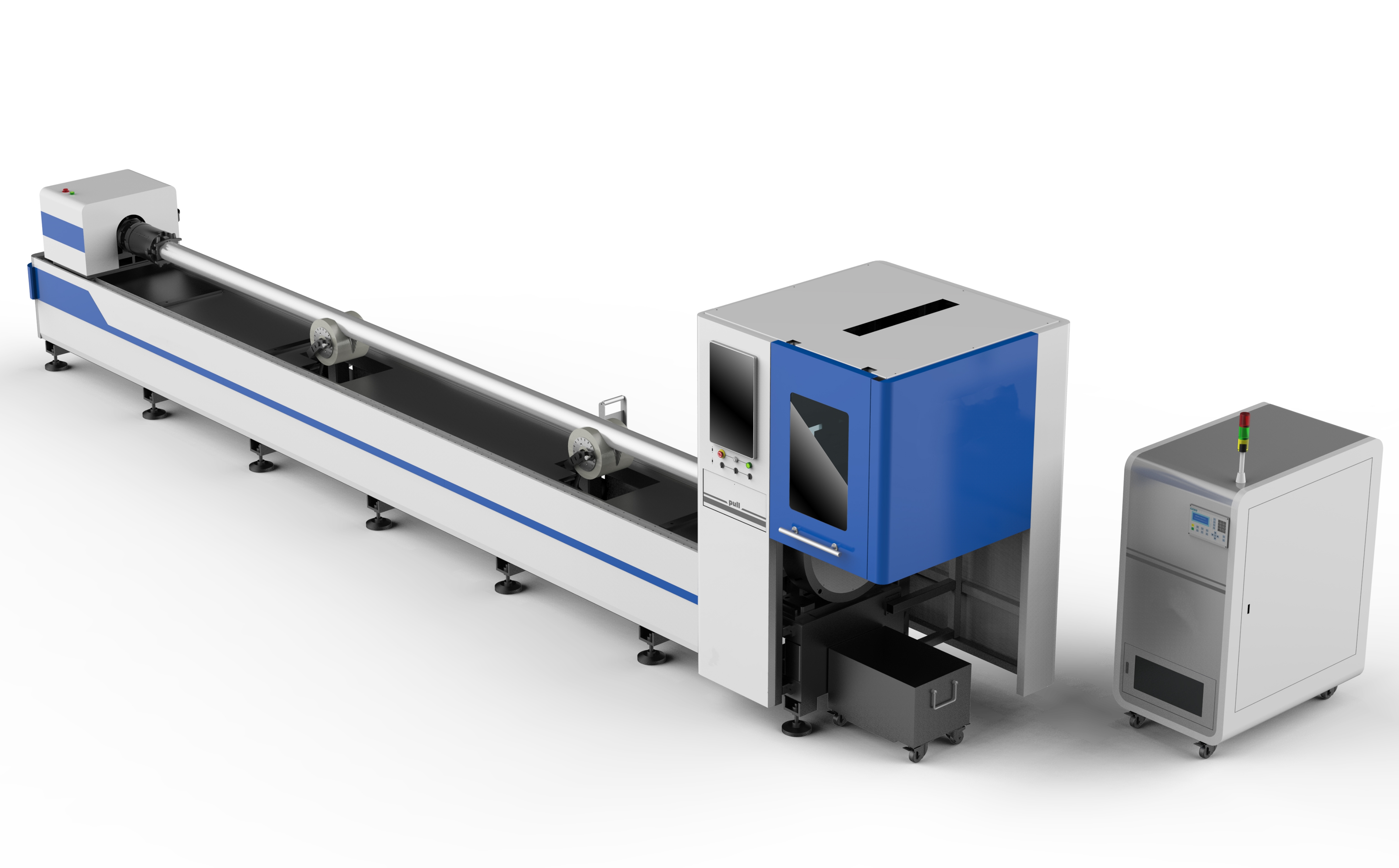 Tube Fiber Laser Cutting Machine