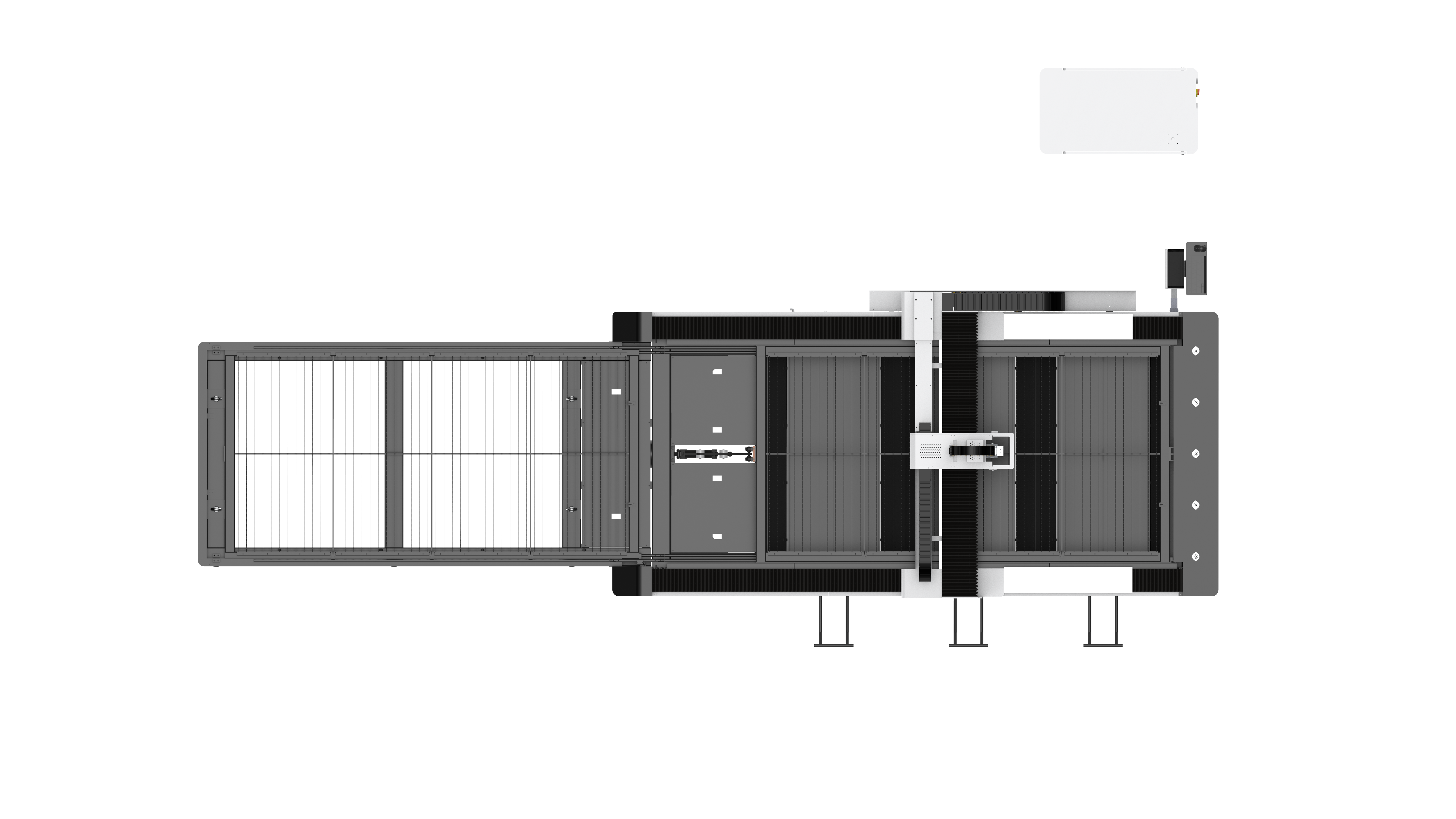 Laser Cutting Machine with exchange Table 