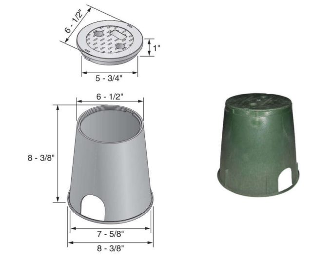 Heavy-Duty Underground Valve Protection Box for Irrigation & Utility Networks