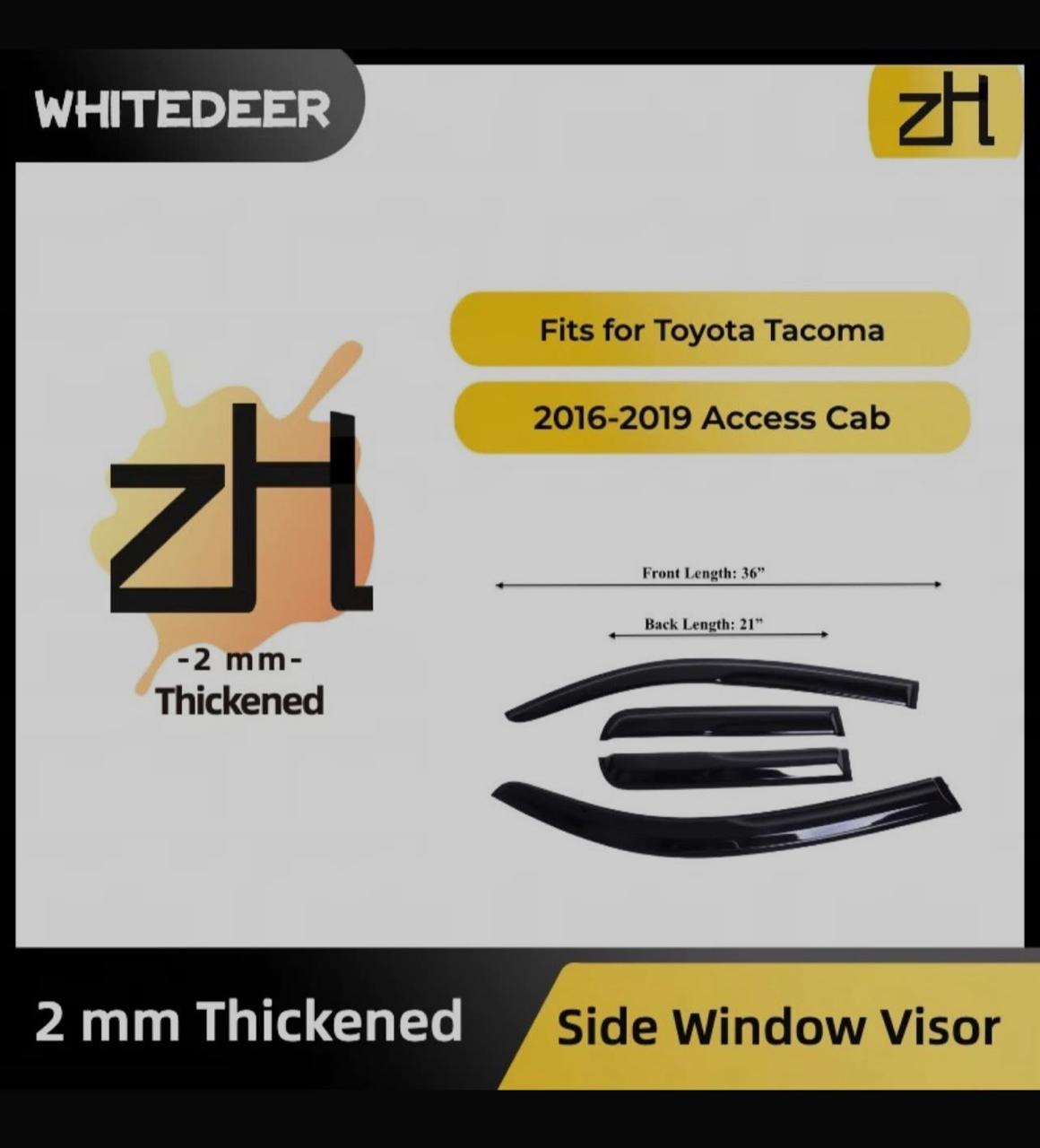 Side Window Visor for Toyota Tacoma
