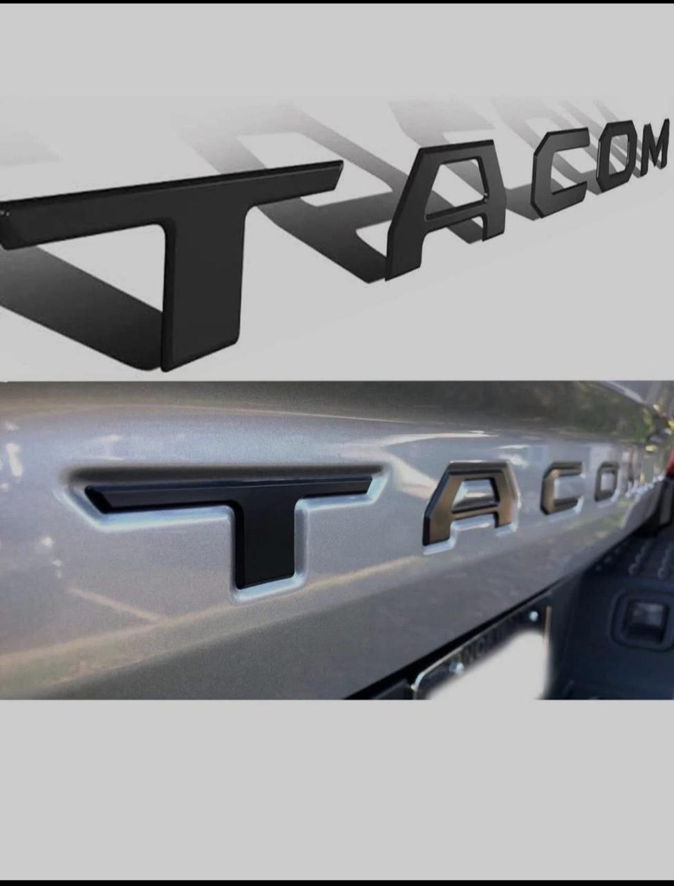 Tacoma Tailgate Letter Inserts