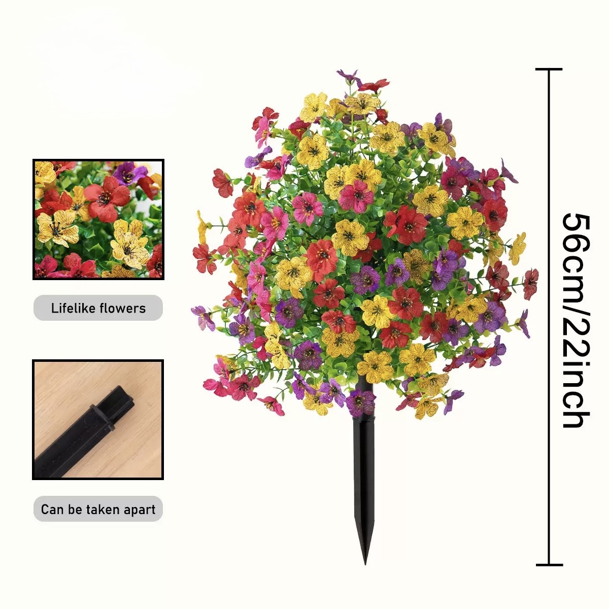 Artificial Multicolor Flower Bouquet