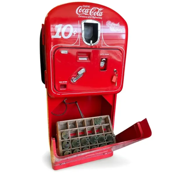 Vendorlator 27A Coca-Cola Machine With rare Stand - Older restoration, Works