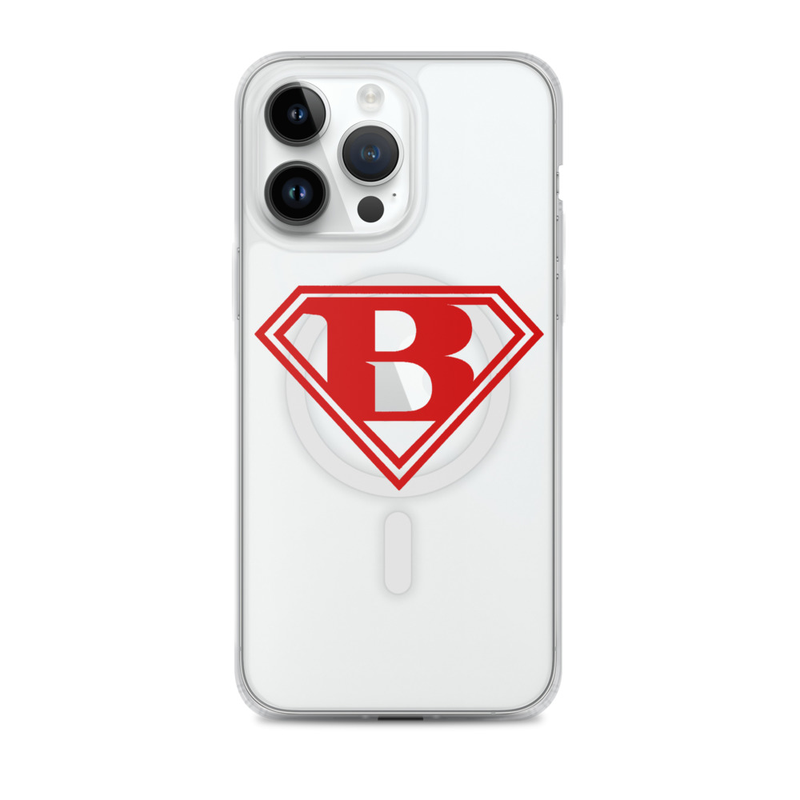 Super B Logo 2026 MagSafe® clear case for iPhone®