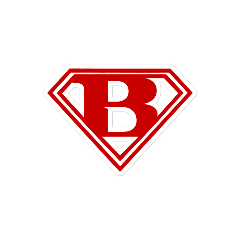 Super B Logo 2026 Bubble-free stickers