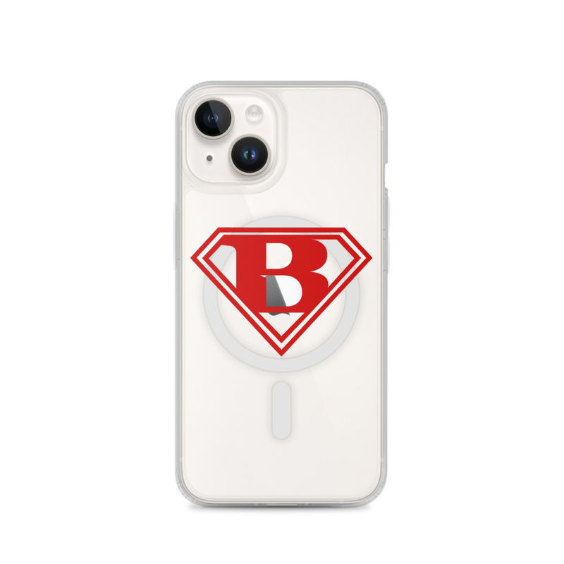 Super B Logo 2026 MagSafe® clear case for iPhone®