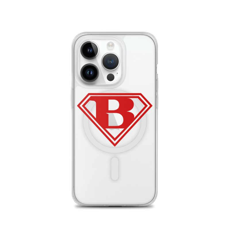 Super B Logo 2026 MagSafe® clear case for iPhone®