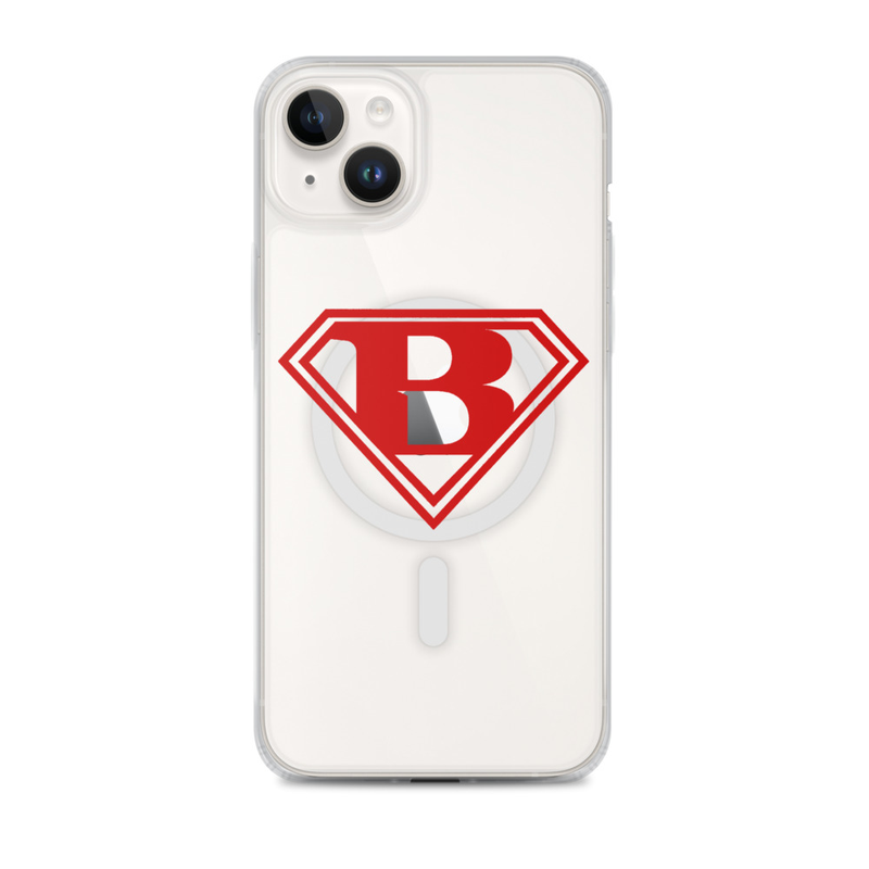 Super B Logo 2026 MagSafe® clear case for iPhone®