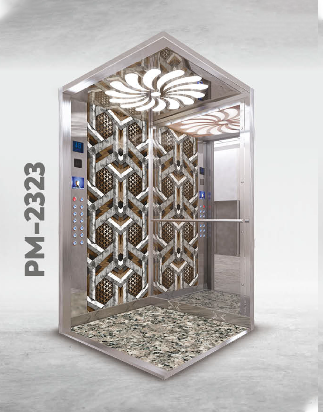 Luxury Elevator Cabin PM-2323