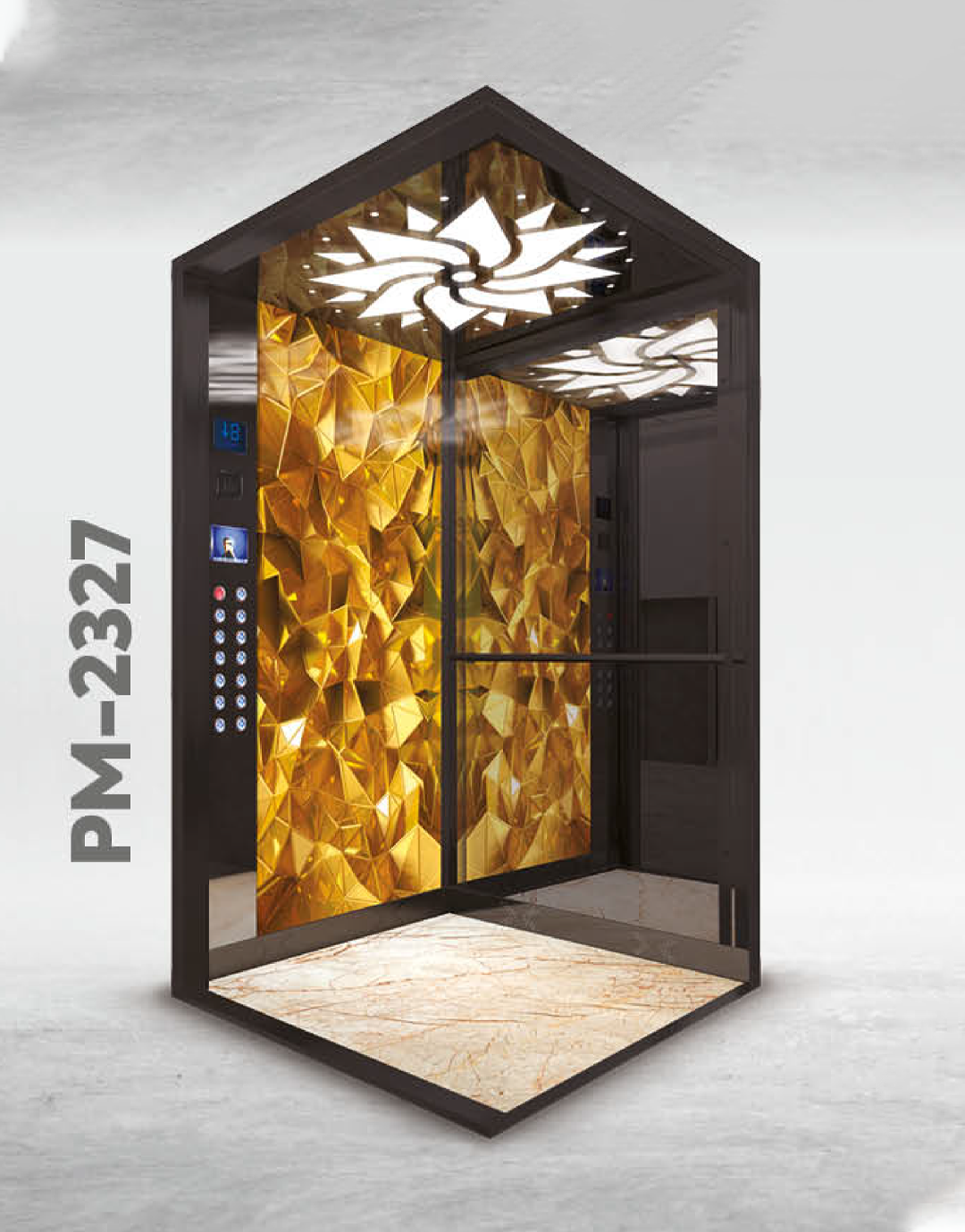 Luxury Elevator Cabin PM-2327