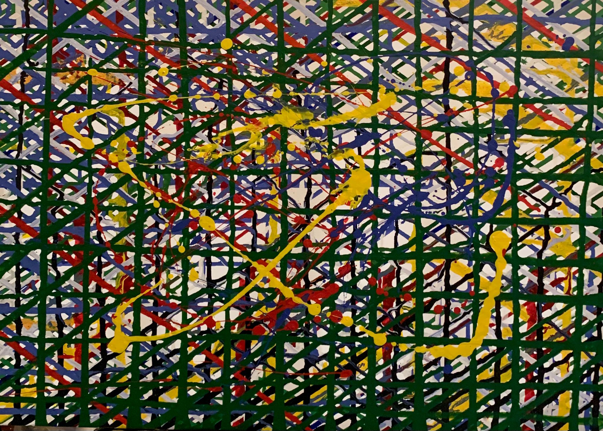 Abstraktes Kunstgemälde