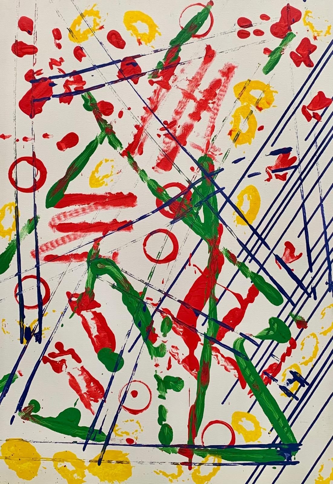 Abstraktes Acrylgemälde