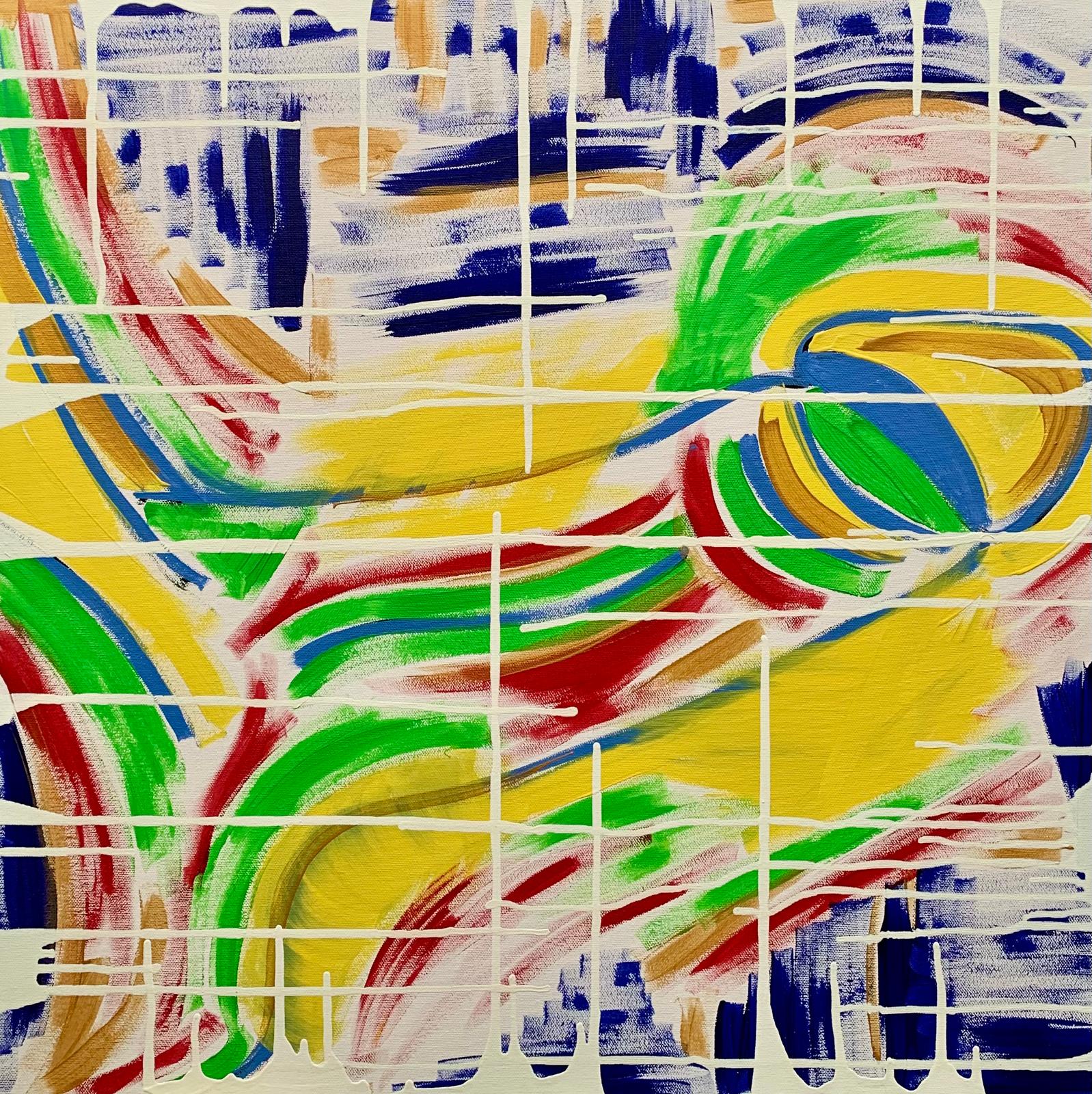 Abstrakte Acrylmalerei