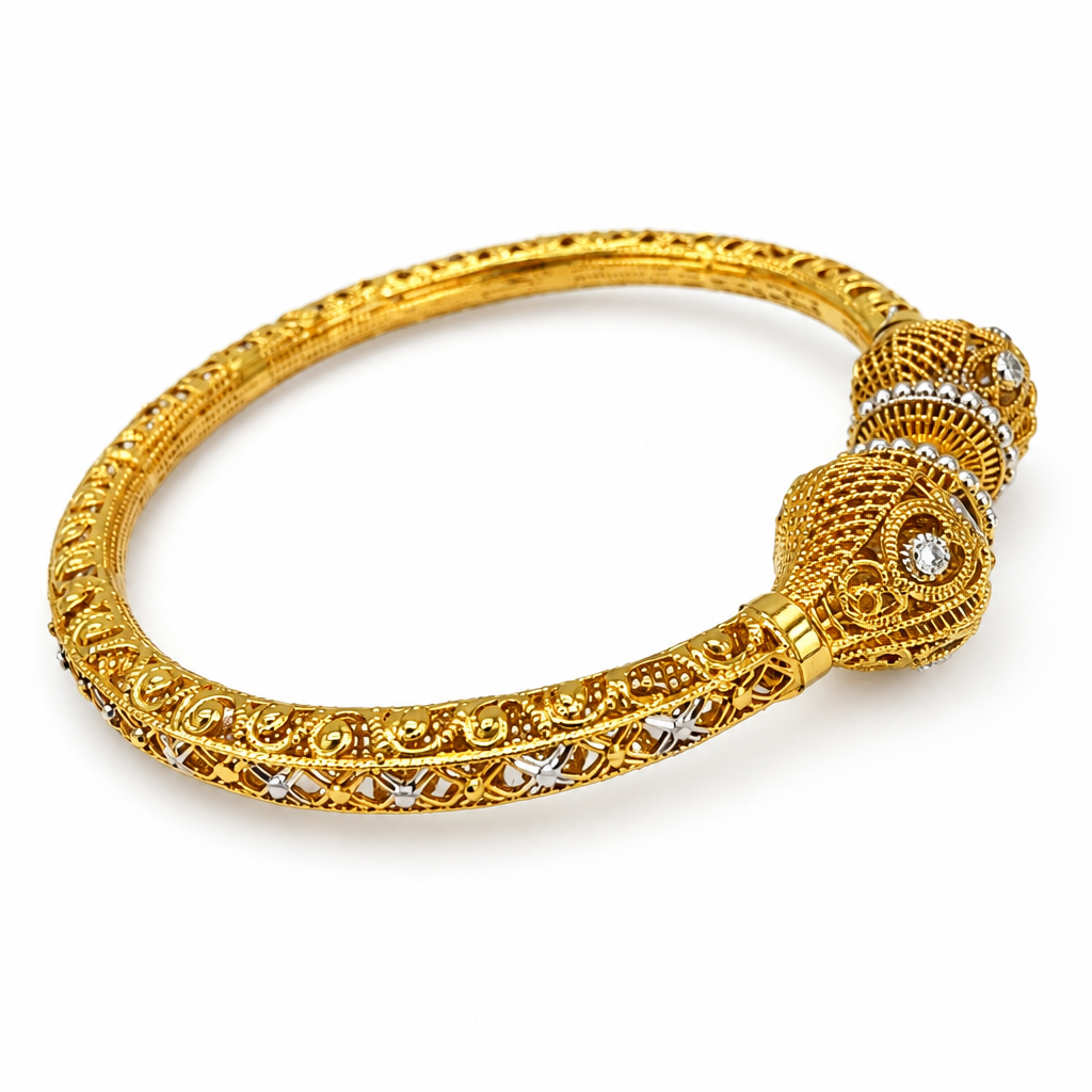 Gold Designer Bangle