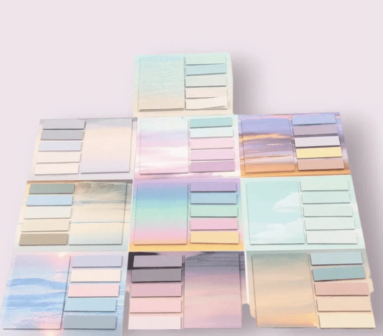 Vintage Scenic / Galaxy Print Sticky Notes