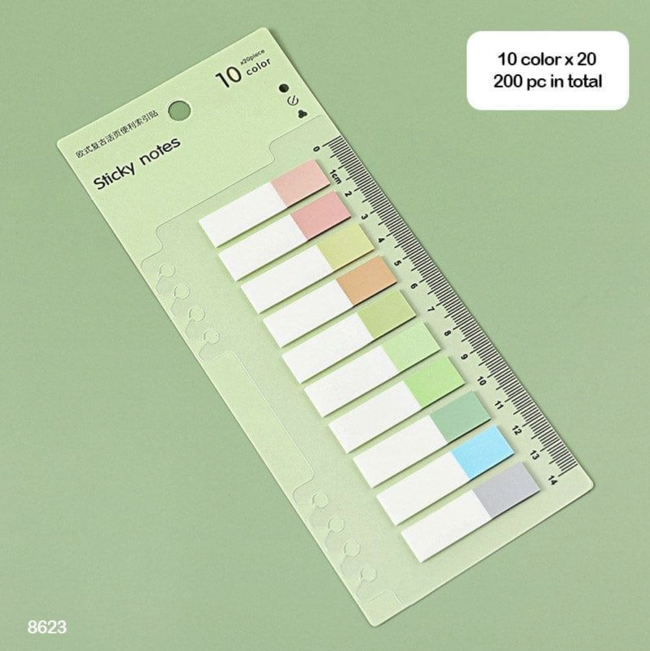 Sticky Notes 10 Color Morandi 