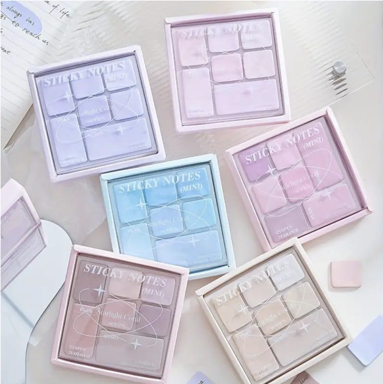 Pastel Sticky Notes Set