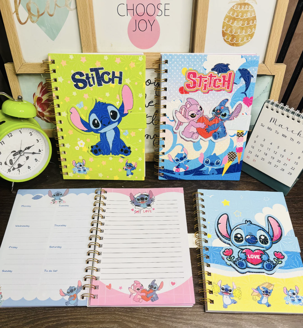 Stitch Spiral Notebook