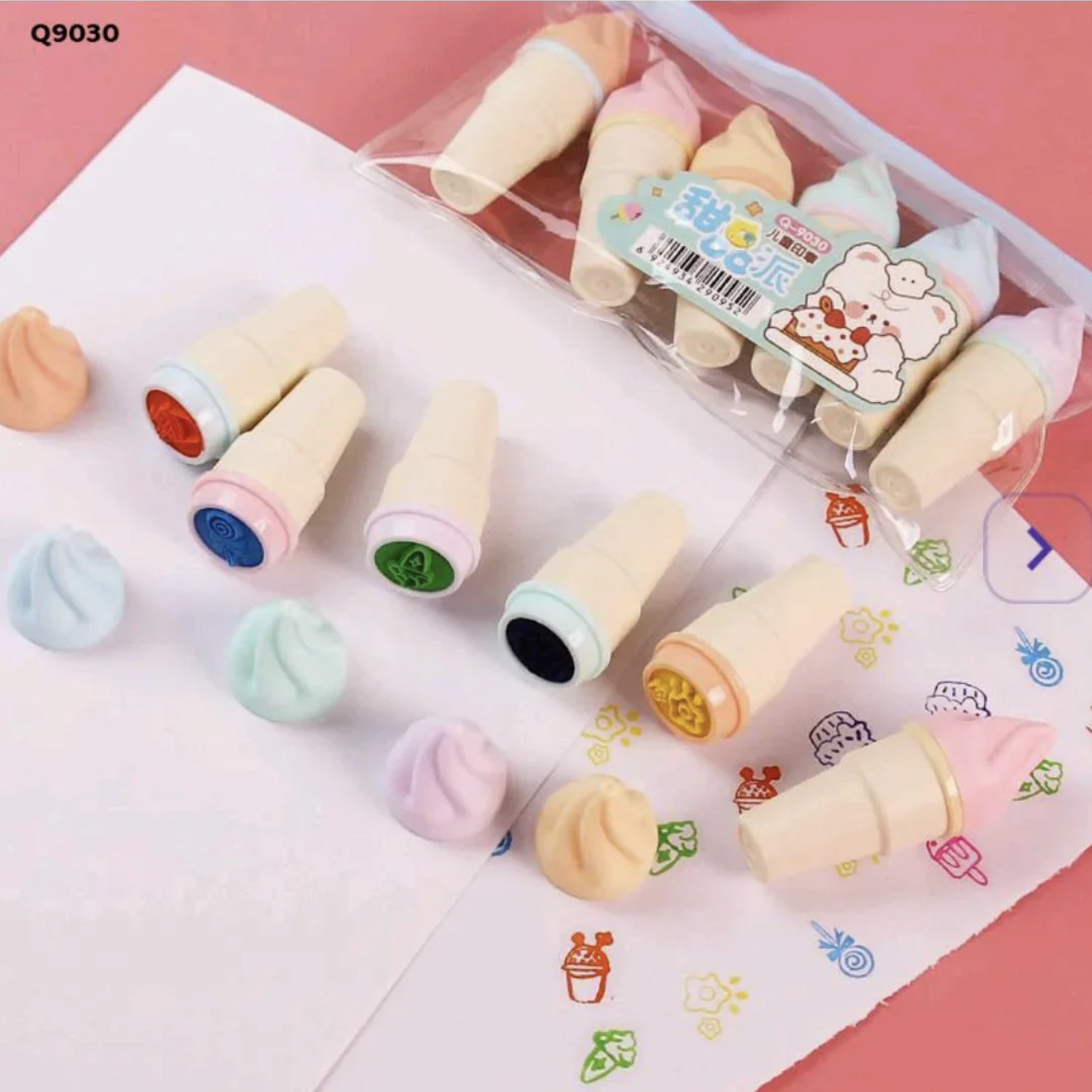 Ice Cream Cone Stamp Set