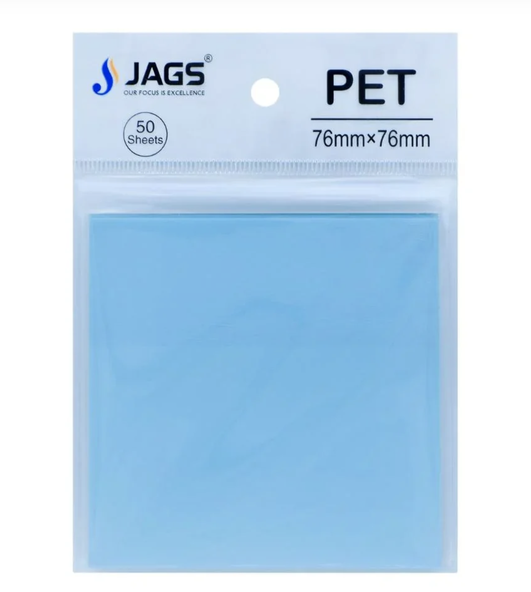 Transparent Blue Sticky Notes