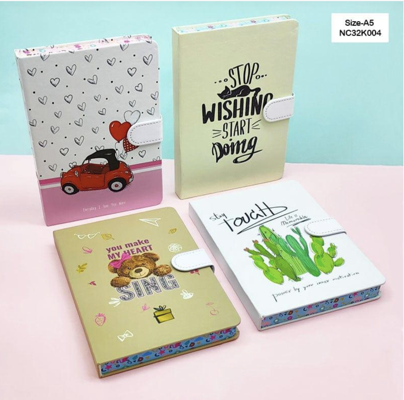 A5 Quotes & Illustrations Magnetic Notebook