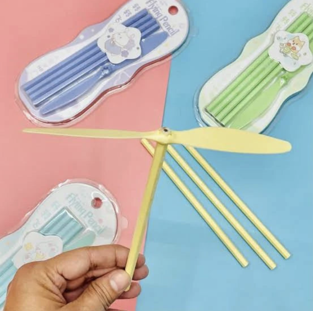 Flying Propeller Pencil Set