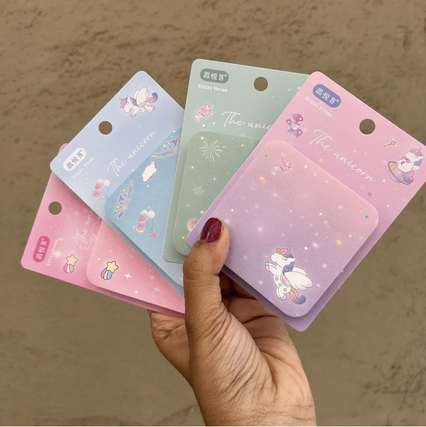 Fancy Unicorn Sticky Notes